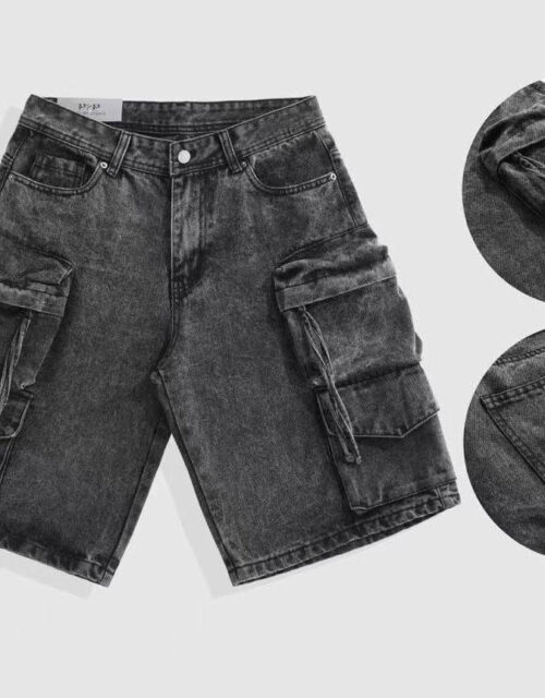Bermuda Jeans baggy cargo