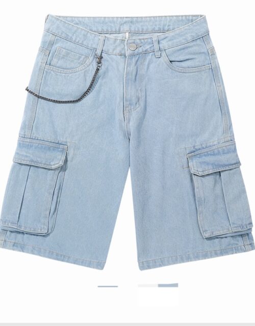 Bermuda in Jeans cargo