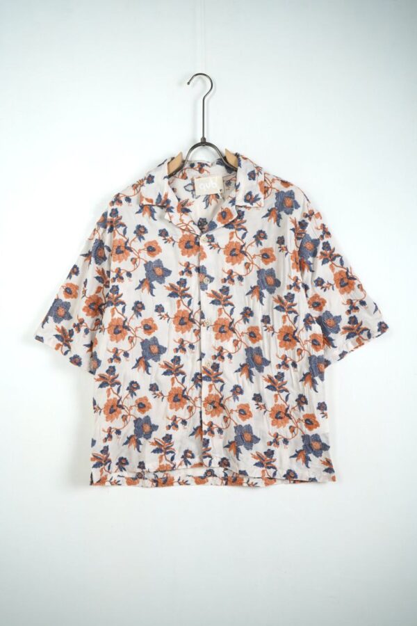 Camicia fantasia floreale OVERSIZE