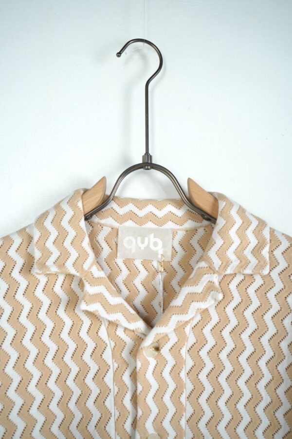 Camicia sartoriale fantasia geometrica OVERSIZE